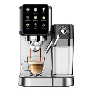 Aifa gran oferta 20Bar pequeña máquina de café Espresso de acero inoxidable semiautomática profesional comercial hogar Hotel tanque de leche - Product Image 4