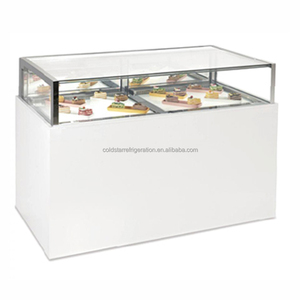Vitrine Réfrigérée Commerciale COLDSTAR pour Gâteaux, Refroidissement par Ventilation, Acier Inoxydable, Verre, Réfrigérateur Vertical pour Pâtisseries et Desserts - Product Image 3