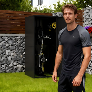 Meubles de jardin, casier à vélos en métal, fabriqué en Chine, casier de rangement pour vélos en métal, abri pour vélos, rangement extérieur, magasin de vélos - Product Image 6