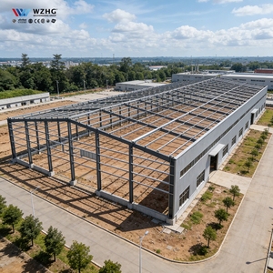 Estructura Metálica Prefabricada para Almacén/Taller/Hangar/<span class=keywords><strong>Edificio</strong></span> de Estructura de Acero - Product Image 1