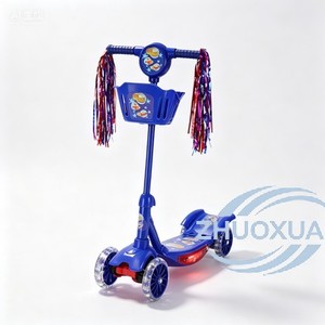 Sturdy Children Kick Scooter CE Certified Steel <b>Plastic</b> <b>Wheels</b> Lightweight Two <b>Wheel</b> Scooter for Kids - Product Image 3