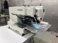Machine à coudre industrielle à lit plat informatisée ZOJE ZJ5770A-1510HD avec point noué à une aiguille et fonction de retournement
