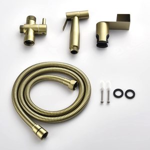 Спрей для биде Redge - Brushed gold, душевая лейка Shattaf, ручной распылитель для туалета, набор для ванной, тканевый подгузник, мойка - Product Image 5
