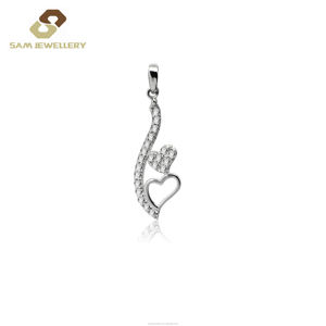 <span class=keywords><strong>Destiny</strong></span> Jewelry Luxury 925 Silver Collar con colgante de <span class=keywords><strong>Halo</strong></span> para mujer Ice Crushed Baguette Cut Cubic Zircon Mujeres De Bijoux - Product Image 5