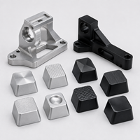 Service de fabrication de supports de claviers en aluminium sur mesure OEM, prototypes usinés avec précision par CNC (tournage, fraisage 5 axes)