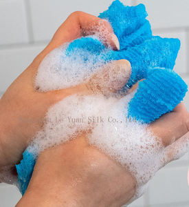 Toalla de Sauna de masaje de nailon 100% de alta calidad, exfoliante de nailon personalizado, paño de <span class=keywords><strong>limpieza</strong></span>, toallas corporales, tela - Product Image 5