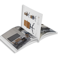 Buku selebaran kustom cetak profesional buku brosur foto majalah cetak katalog sempurna mengikat buku cetak