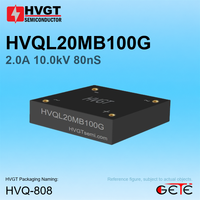 Pont redresseur monophasé haute tension HVGT HVQL20MB100G 2A 10KV 80nS à traversage de trou pour instruments haute pression