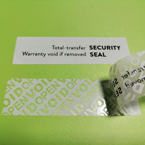 Etiquetas de Seguridad con Sello de Garantía a Prueba de Manipulación, de Alta Calidad, con Logotipo de Seguridad, Impresión Personalizada, Etiqueta Holográfica Void - Product Image 2