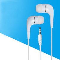 Headphone MP3 terlaris, tersedia, universal untuk komputer dan smartphone, kabel silikon gel 3.5mm, kabel, in-ear, pabrik.