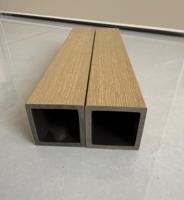 Tubes en composite bois-plastique carrés, résistants aux UV, imperméables, 50*50