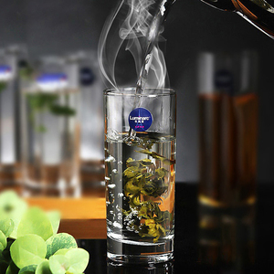 Verre à cocktail longue tige de style moderne, transparent, rond, pour Long Island Iced Tea, vin et autres boissons longues - Product Image 2