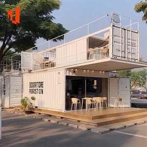 Maison conteneur en acier modulaire personnalisée de luxe Maison de voyage mobile préfabriquée pour l'extérieur République de Porto Rico pour café Boutique - Product Image 4