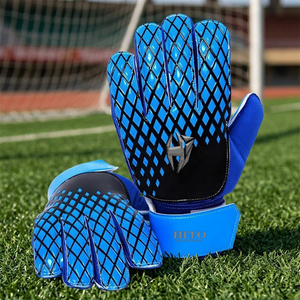 Gants de gardien de but professionnels de 4 mm avec protection des doigts, design antidérapant et construction respirante - Product Image 2