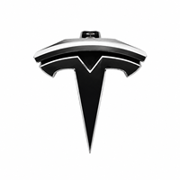 Grille de pare-chocs avant avec emblème logo T 1047884-00-D pour Tesla Model X