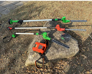 1.6-2.2M tondeuse à gazon manuelle batterie Cutter lame Machines marcher derrière télescopique pôle cisailles taille-<span class=keywords><strong>haie</strong></span> machines forestières - Product Image 3