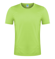 T-shirt en maille 100 % polyester de haute qualité, personnalisable avec logo, impression par transfert thermique, unisexe, écologique et respirant, vente en gros