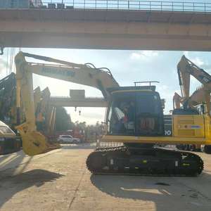 Excavatrice Komatsu PC200lc d'occasion, 20 tonnes, moteur Cummins, pompe hydraulique Kawasaki, d'origine japonaise, 1200-2000 heures, 90% neuve, pour vidéo - Product Image 4