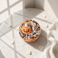Jouet anti-stress à presser en forme de citrouille, fait main, à récupération lente, pour Halloween