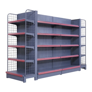 Estantería Metálica Personalizada <span class=keywords><strong>de</strong></span> Fábrica para Góndola <span class=keywords><strong>de</strong></span> Supermercado, Equipo <span class=keywords><strong>de</strong></span> Exhibición para Tiendas, Estante <span class=keywords><strong>de</strong></span> Exhibición - Product Image 1