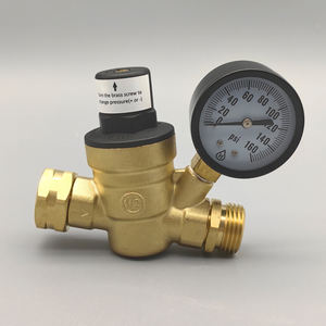 Accesorio de latón de 3/4 hilos sin plomo Válvula de reducción ajustable PRV de agua del grifo de regulación de presión manual - Product Image 2