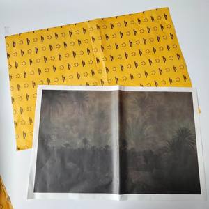 Papel de Envoltura para Ramos de Flores con Impresión Personalizada de Marca - Papel de Seda Amarillo con Logotipo Impreso para Regalos de Lujo - Product Image 5