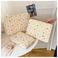 Housse de protection matelassée pour tablette iPad et ordinateur portable, motif géométrique dessin animé, en toile