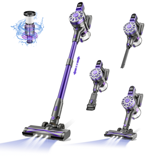 Teendow Intelligence Stick Mopping Vacuum Cleaner Clean Household Handheld Wet Dry Cordless Vacuum Cleaner