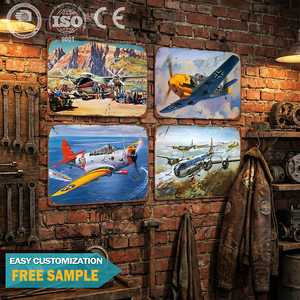 Letreros <span class=keywords><strong>de</strong></span> Metal Premium <span class=keywords><strong>de</strong></span> Hojalata con Diseño <span class=keywords><strong>de</strong></span> Aviones <span class=keywords><strong>de</strong></span> Combate Vintage, Venta al por Mayor, Decoración Retro <span class=keywords><strong>de</strong></span> Pared con Aviones, Artesanías para el Hogar, Decoración para Cuartos <span class=keywords><strong>de</strong></span> Hombre, Póster - Product Image 1