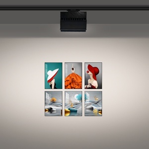 Projecteur <span class=keywords><strong>sur</strong></span> <span class=keywords><strong>rail</strong></span> en aluminium robuste, conçu pour les grandes usines, projecteurs haute puissance pour centres commerciaux et magasins, éclairage d'appoint 98 CRI, éclairage dédié - Product Image 3