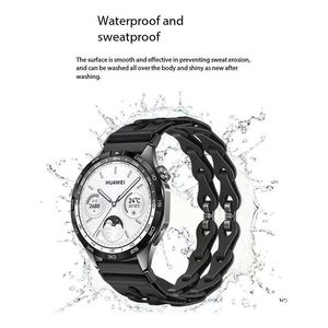 BEEFLYPOWER <span class=keywords><strong>Correa</strong></span> de Silicona Hueca de Moda para <span class=keywords><strong>Huawei</strong></span> GT5 GT4, <span class=keywords><strong>Correa</strong></span> de Repuesto de Goma para Samsung Watch <span class=keywords><strong>6</strong></span>/7 - Product Image 3