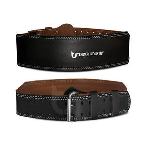 Cinturón de levantamiento de pesas de piel de vaca superventas, equipo de seguridad para Fitness de Color sólido de alta calidad, competitivo en línea - Product Image 1