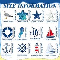 Offre Spéciale Artisanat Naturel Océan Voyage Vie Marine Thème Shell Ancre Bateau Balise Navigation Décoration Suspendue