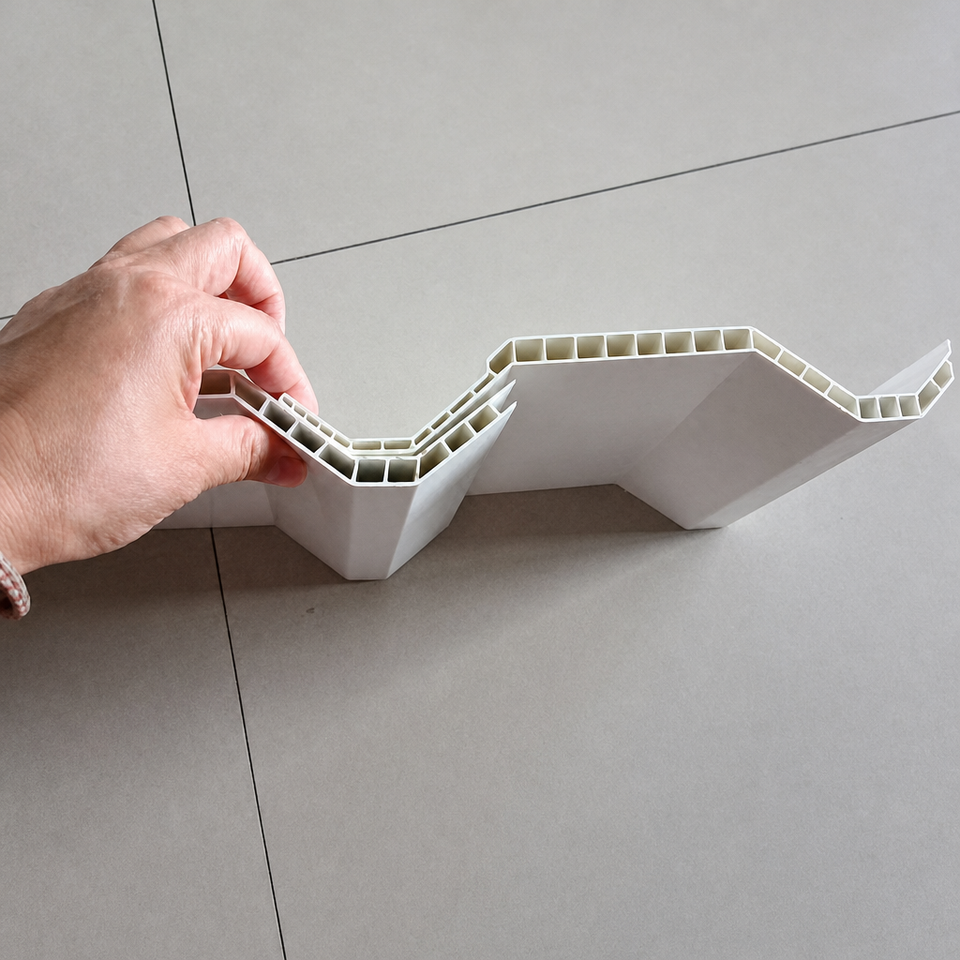 Shaping Sheet Modern Corrugated UPVC Hollow Roofing Sheet Anti-UV Heat Resistant ...