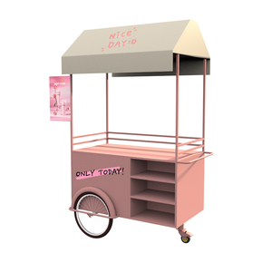 Per più scenari di Festival, per oggetti in acciaio, mostra carrelli su ruote, camion per bevande mobili, vagoni mobili da Dessert - Product Image 5