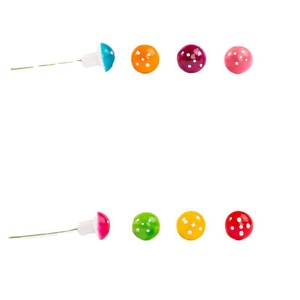 Mini Hongos de Espuma Decorativos, Coloridos y Brillantes, para Interiores y Exteriores, Adornos de Jardín, Accesorios para Bonsái D1369 - Product Image 5