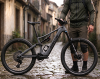 Vélo Électrique Tout Suspendu Amflow PR 2026 Haut de Gamme à Moteur Central 1500W, Cadre en Carbone Léger, Vélo de Montagne Sportif
