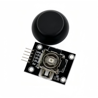 Module de joystick PS2 avec bouton poussoir, capteur de contrôleur de jeu à double axe, compatible 3.3V/5V pour robot RC DIY et pour projets