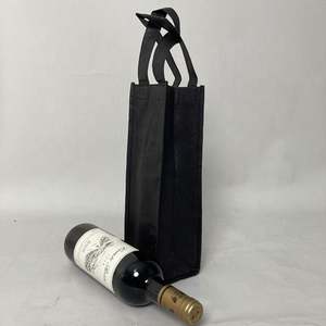 1 botella de vino bolsa de vino bolsas de regalo de vino de Navidad bolsa de vino de una sola botella - Product Image 5