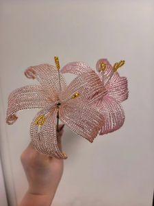 Ramo de Lirios Calla Franceses con Cuentas de Imitación de Perlas, Hecho a Mano, Recuerdo de Boda Eterno - Product Image 5
