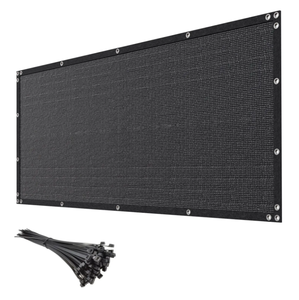 PP dệt riêng tư hàng rào Màn hình Heavy Duty lưới vải bóng râm vải Bìa màng <span class=keywords><strong>PE</strong></span> che phủ mặt đất lưới Weed Mat CuộN - Product Image 2