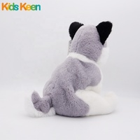 Jouet Husky en peluche de 28cm pour chien, jouet en peluche émulé personnalisé pour bébé et enfant