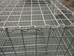 Welded <strong>Gabion</strong> 2x1x0.3m Galvanized 50x100mm Aperture Welded Iron Wire Stone Cage <strong>Gabion</strong> Basket Wall Fence - Product Image 3