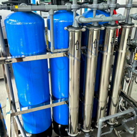 Système de traitement d'eau potable 1000 LPH 2000 LPH avec filtre à sable, filtre à charbon, adoucisseur, prétraitement et membrane RO 4040