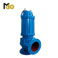 Wq série fonte submersible électrique eaux usées marines coupe pompe à eau rivière sable pompe d'aspiration