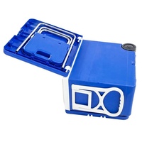 Glacière multifonctionnelle 28L en plastique pour extérieur avec roues et chaises intégrées pour pique-nique
