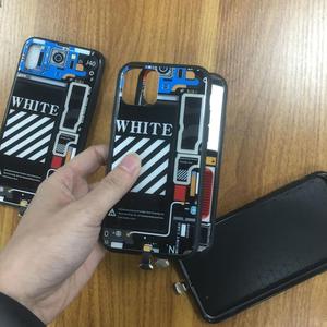 Tùy chỉnh thiết kế cuộc gọi Flash vỏ điện thoại Tempered Glass illuminate Flash Light trường hợp điện thoại cho <span class=keywords><strong>iPhone</strong></span> - Product Image 6