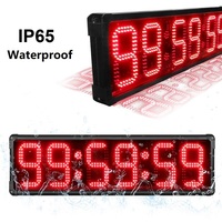 Reloj Cronómetro Deportivo LED Grande de Una o Dos Caras YIZHI para Exteriores, con Cuenta Regresiva, Resistente al Agua IP65, Cronómetro para Maratón con Soportes de Trípode