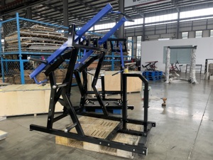 Appareil de fitness commercial Iso-latéral à charge libre pour pectoraux/dos, incluant Presse pectorale assise inclinée et Machine à tirage dorsal, en acier - Product Image 6