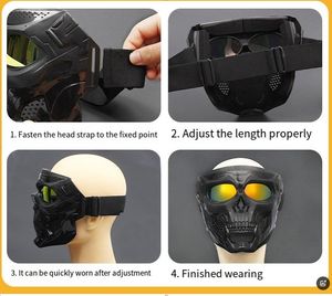 نظارات للدراجات النارية على الطرق الوعرة ، نظارات وأقنعة هارلي الرياضية ، نظارات ركوب الدراجات النارية والخوذات التكتيكية - Product Image 5